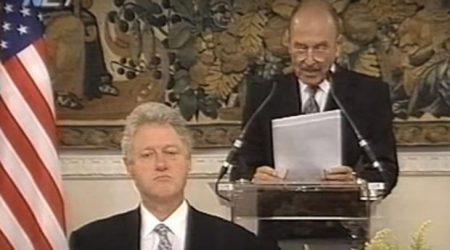 1999: Oταν ο Κ. Στεφανόπουλος υπογράμμιζε στον Μπιλ Κλίντον την ανάγκη σεβασμού της Συνθήκης της Λωζάννης