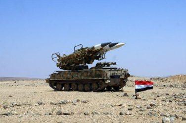 Αναχαίτιση πυραύλου από τη συριακή αντιαεροπορική άμυνα