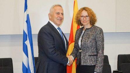 Συνάντηση του Έλληνα Υπουργού Άμυνας με την Υπουργό άμυνας της “Βόρειας Μακεδονίας”