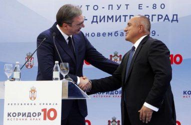 Βούτσιτς και Μπορίσοφ εγκαινίασαν τον νέο αυτοκινητόδρομο που θα συνδέει τη Σερβία με τη Βουλγαρία