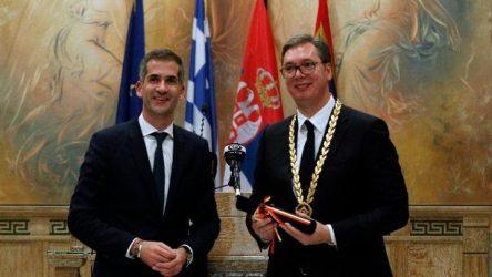 Συνάντηση του προέδρου της Σερβίας με τον Δήμαρχο Αθηναίων