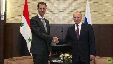 Στην Δαμασκό ο Πούτιν, συναντήθηκε με τον Μπασάρ αλ Ασαντ