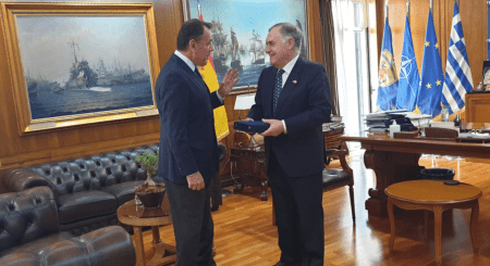 Συνάντηση ΥΕΘΑ Νικόλαου Παναγιωτόπουλου με τον Πρέσβη της Ισπανίας