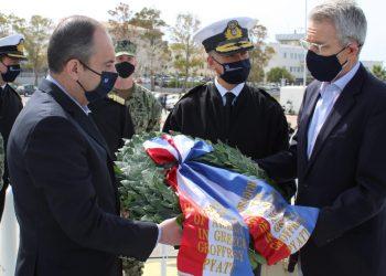 Τζέφρι Πάιατ: Επικοινωνούμε συστηματικά σε όλα τα επίπεδα με Ελληνικά υπουργεία για να ανταποκριθούμε στις θαλάσσιες απειλές όταν εμφανιστούν