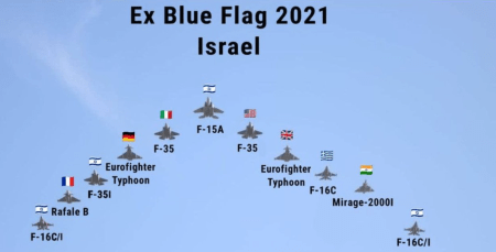 Συμμετοχή Ενόπλων Δυνάμεων στην άσκηση «Blue Flag 2021» στο Ισραήλ