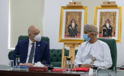 Dendias holds series of meetings in Oman