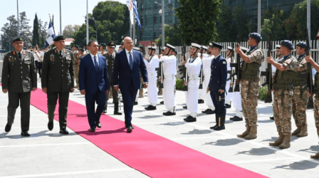 Χριστοδουλίδης στην συνάντηση με τον Νίκο Δένδια: Προτεραιότητα η ενίσχυση της αποτρεπτικής ισχύος της Κύπρου